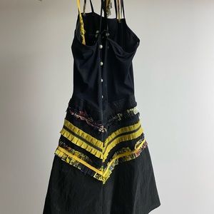 Black and yellow small size cute Legatte dress
